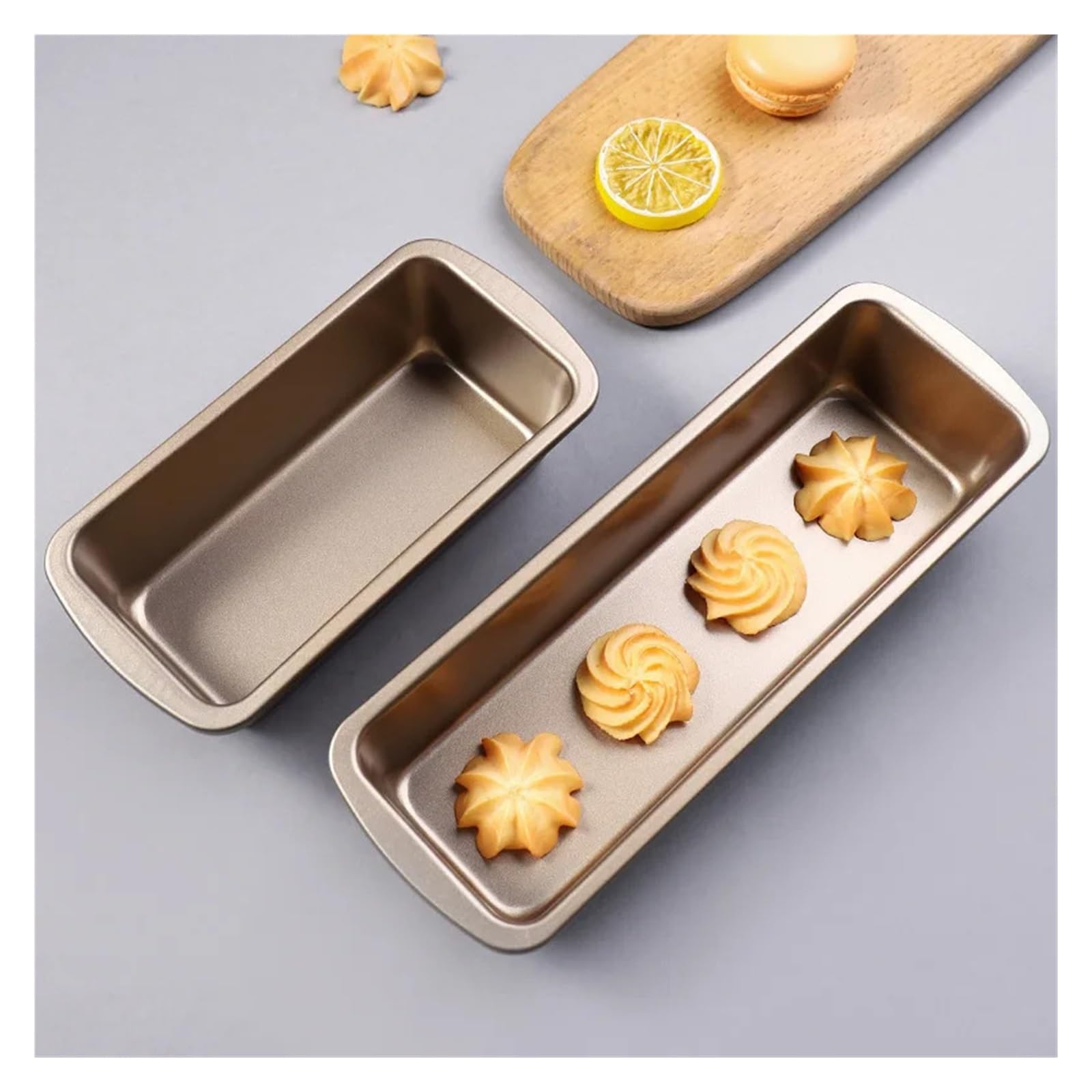 Generico Teglia Antiaderente in Acciaio al Carbonio for Pane e Torte(3pcs)