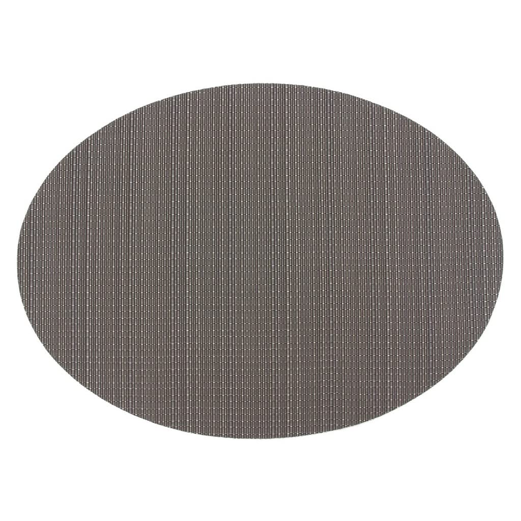 IANSHFKN European Placemats Pvc Hotel Restaurant Vertical Pattern Western Dinner Mat Oval Coffee Table