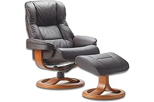 Fjords 855 Loen Recliner: Ergonomic Scandinavian Comfort