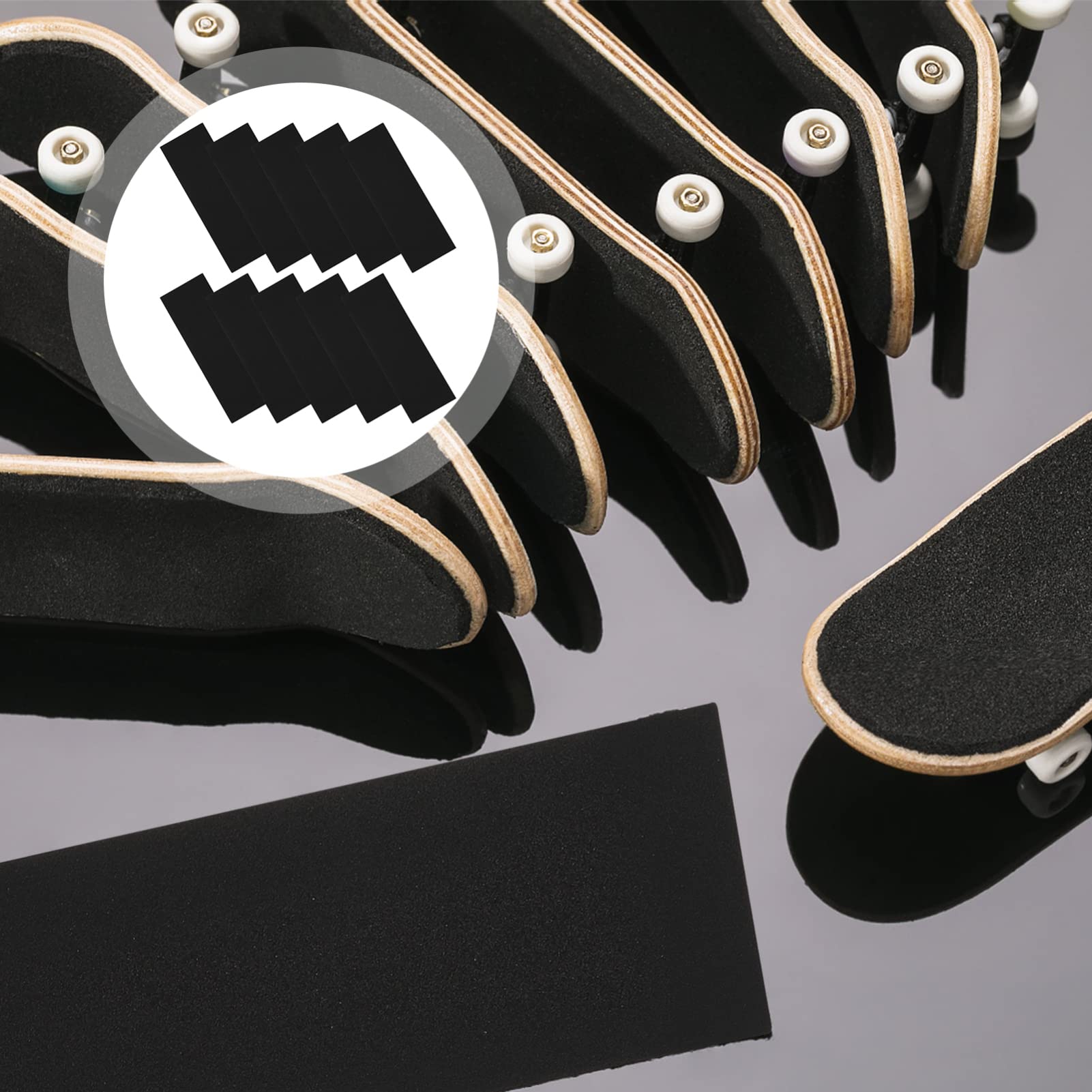 Toyvian 5sets Schaum Grip Tape Skateboard Zubehör rutschfeste Grip Tape Für Spielzeug Skateboard 10 Stücke * 5