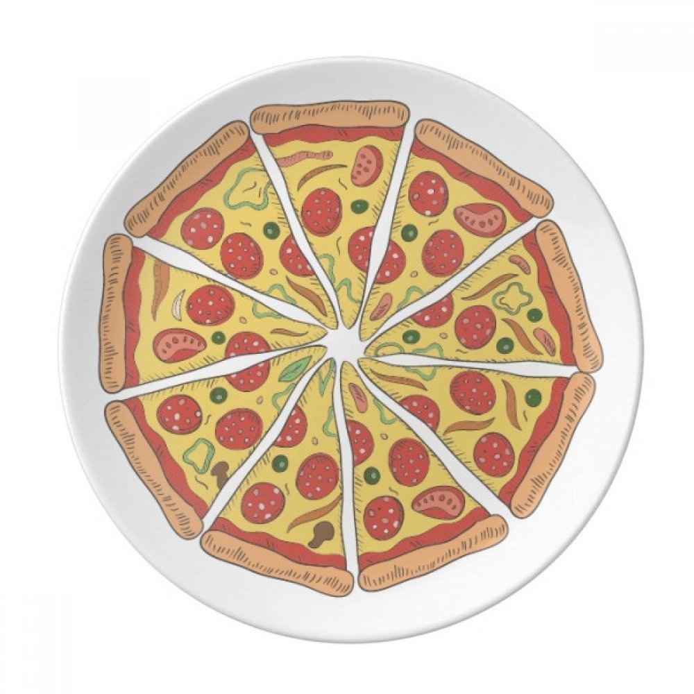 Assiette Peppers Pizza pour vos dîners et soirées d'été