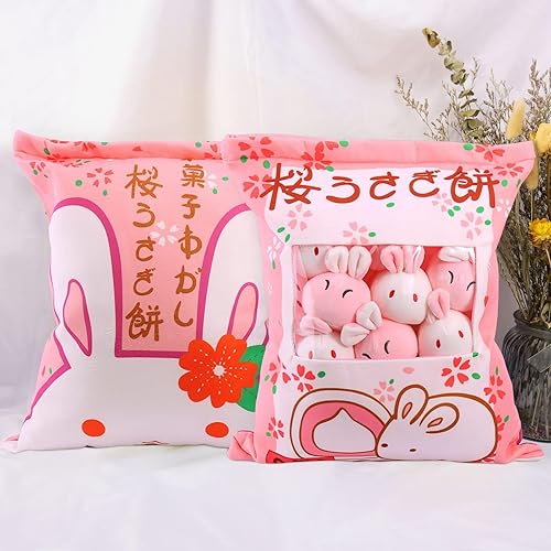 Miniatura 19 de Almohada de felpa de ajolotl, bonita almohada de ajolote con peluches de ajolote, bolsa de muñecas de animales de peluche de ajolote, regalo de 6