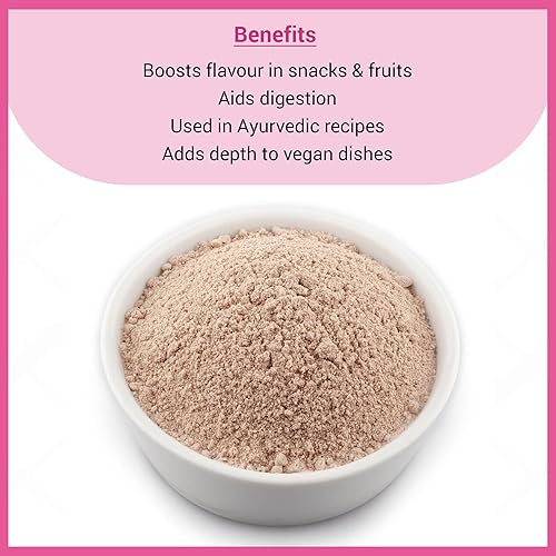 Miniatura 3 de Sal negra (sal ionizada  kala namak  sanchar) - 1.76 oz