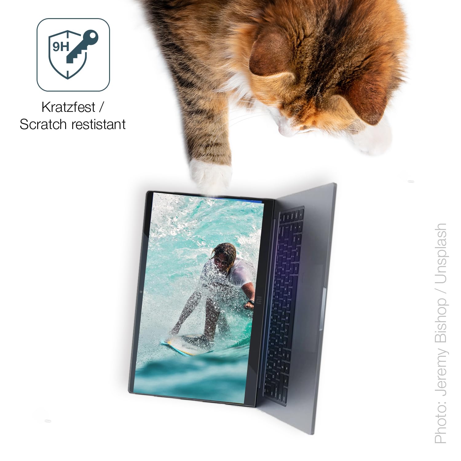 dipos 2x Pellicola Protettiva 9H opaca per Xiaomi Mi Notebook 15.6 Zoll | Antiriflesso, non si rompe e non si scheggia, non è vero vetro, Anti-Shock, antigraffio, senza bolle, autoadesiva