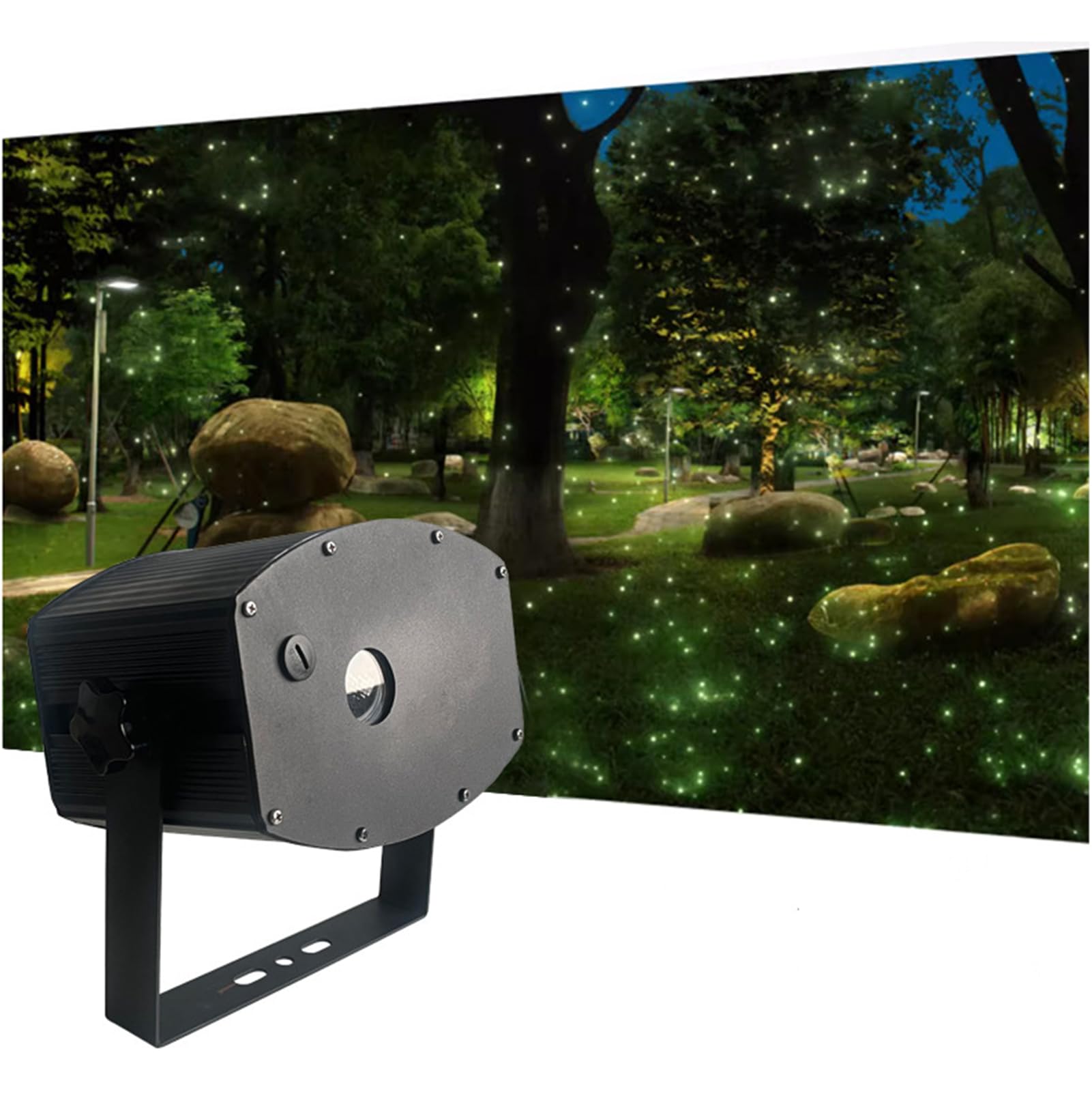 Laserowy projektor ogrodowy z gwiazdami, wodoszczelny IP65, pilot zdalnego sterowania, do użytku na zewnątrz, imprezy, wesela i do ogrodu.