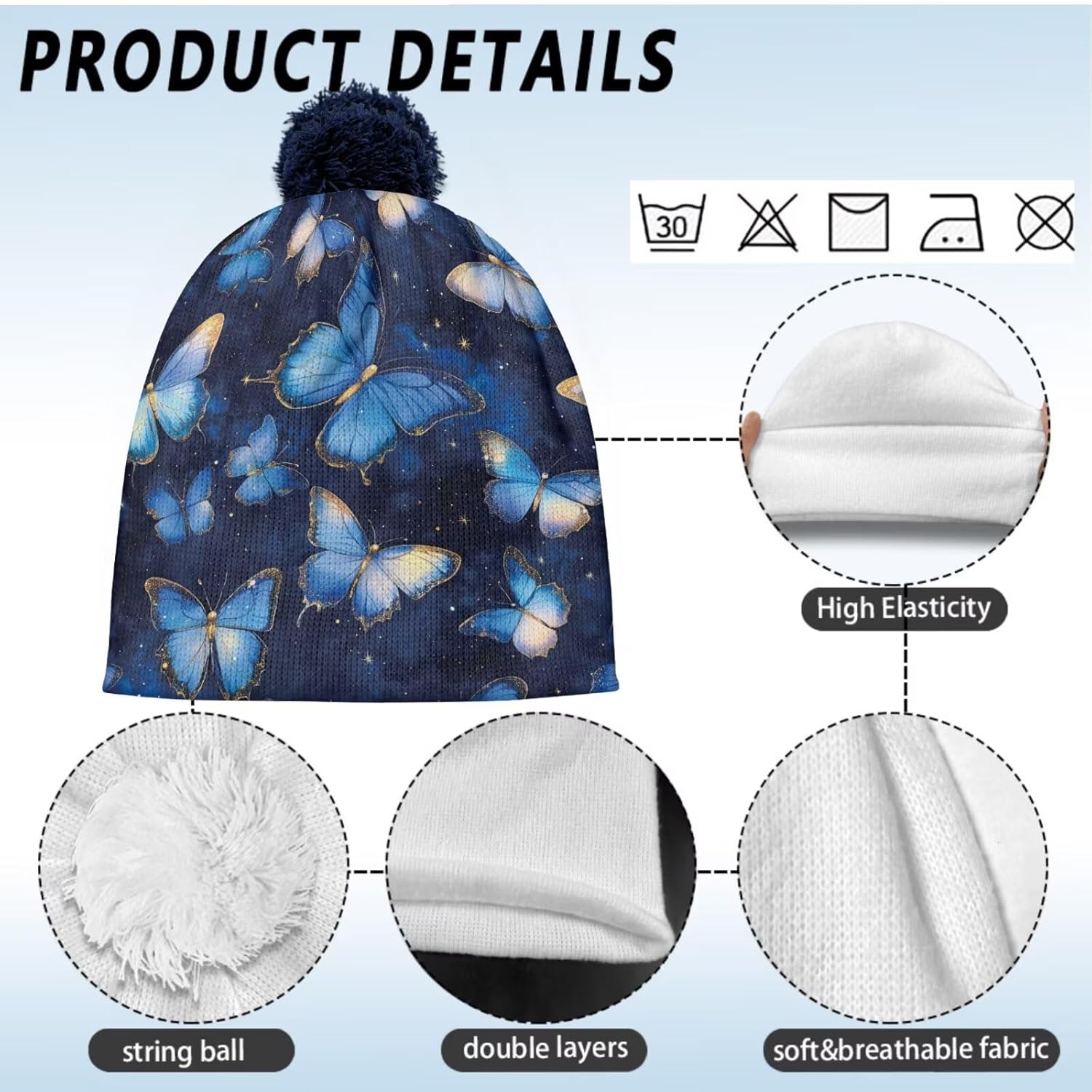 Winter Beanie Hat Scarf Socks，Warm Fleece Knit Hats Touch Screen Socks Neck Scarf Set Winter Gifts for Unisex Adult