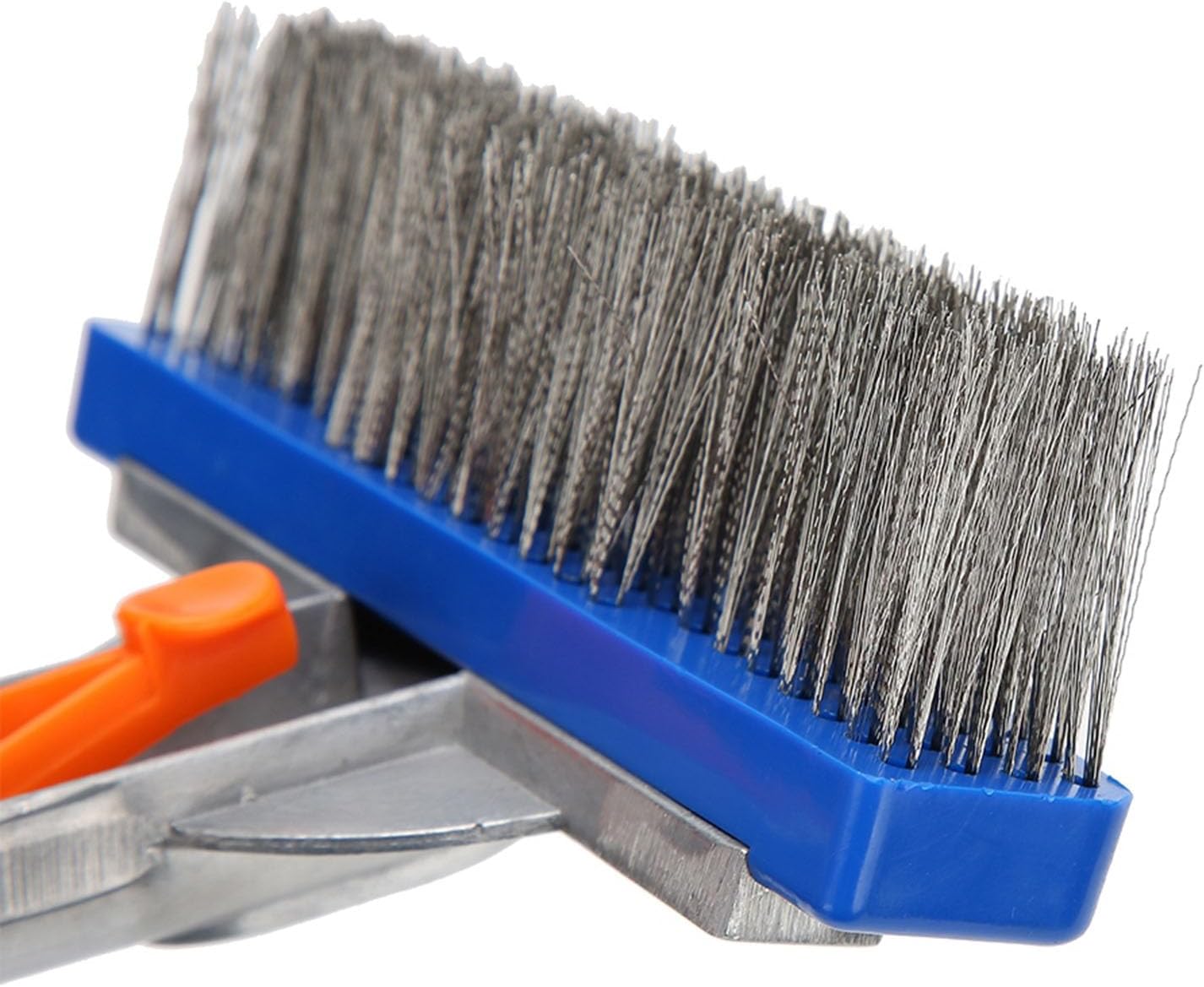 5.5in Heavy Duty Pool Brush, Stainless Steel Pool Brush Scrubbing Scrubber