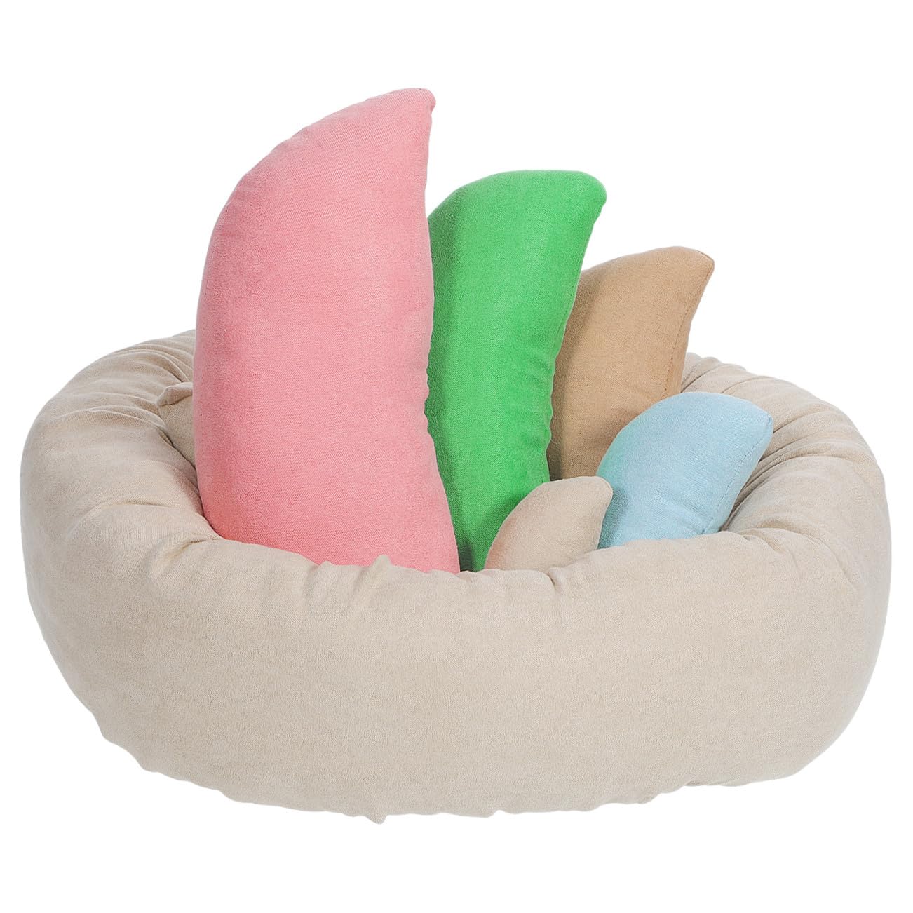 Oreiller de photographie pour enfants, lot de 6 coussins modulables de décoration