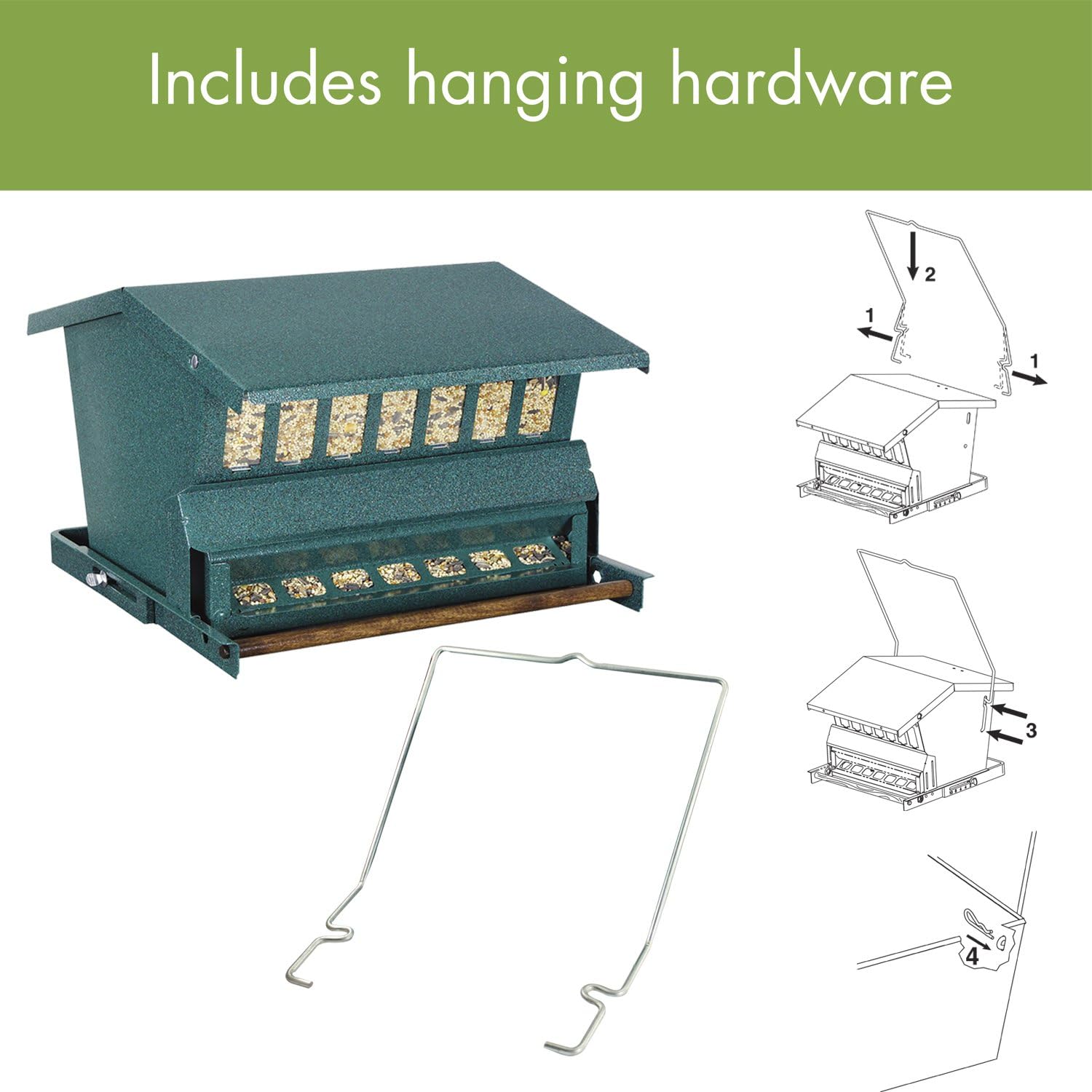 Woodlink Absolute Squirrel Resistant Bird Feeder, Model 23803 : Patio, Lawn & Garden