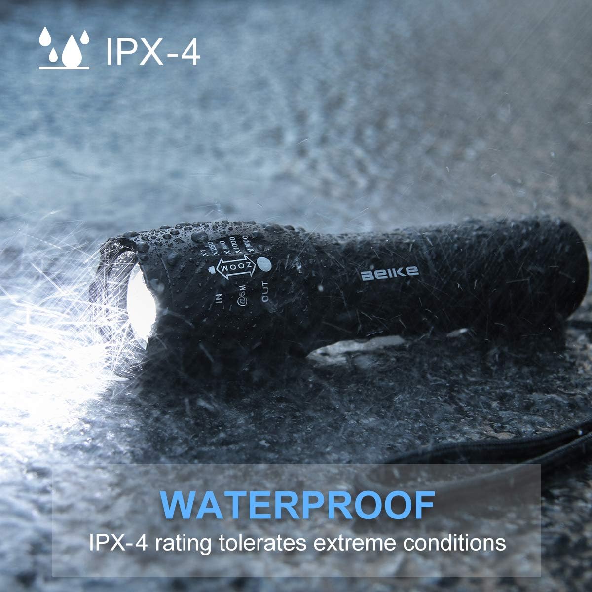 Beike Tactical Flashlight PACK Resistant Photo