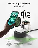 Belkin UltraCharge Pro Caricatore Wireless Qi2.2 25W 3 in 1 - Nero - 5