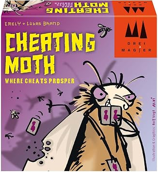 Three Magicians | Cheating Moth | Card Game | Ages 7+ | 3-5 Players | 20 Minutes Playing Time