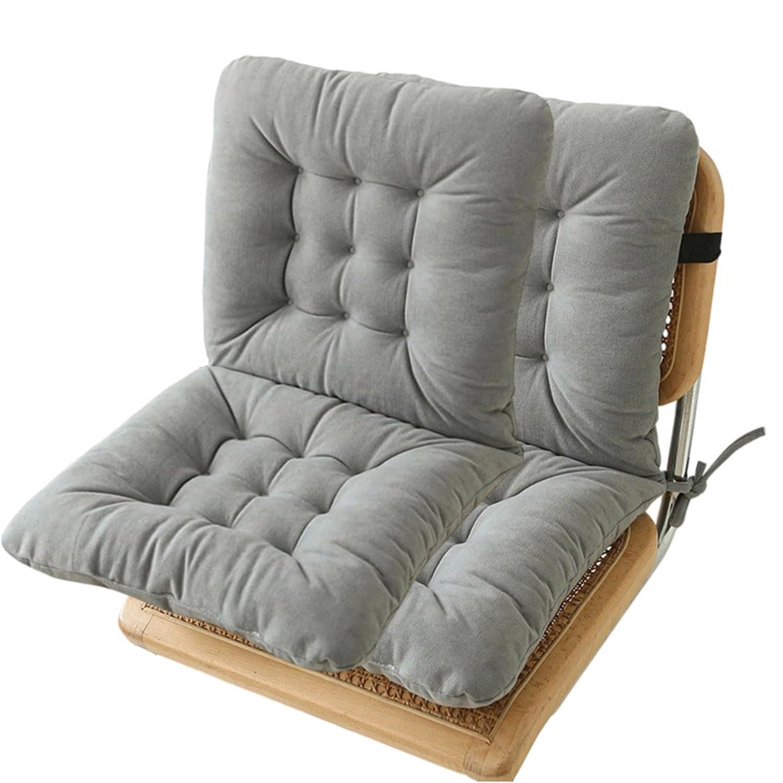 Coussin de chaise avec dossier pour soulager le mal de dos sur les chaises en bois dures