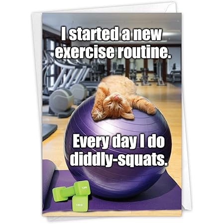 Amazon Com The Best Card Company Funny Cat Happy Birthday Card With Envelope Cool Pet Kitten Card For Kids Animal Lovers Kool Kitties C61ebdg Office Products