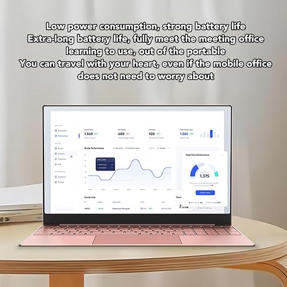 15.6 Laptop for Windows 11 Celeron N5095 4 4 Threaded 1920 X 1080 IPS HD Display 16GB (LPDDR4) and High Speed SSD (16+2TB EU Plug)