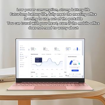 15.6 Laptop for Windows 11 Celeron N5095 4 4 Threaded 1920 X 1080 IPS HD Display 16GB (LPDDR4) and High Speed SSD (16+2TB EU Plug)