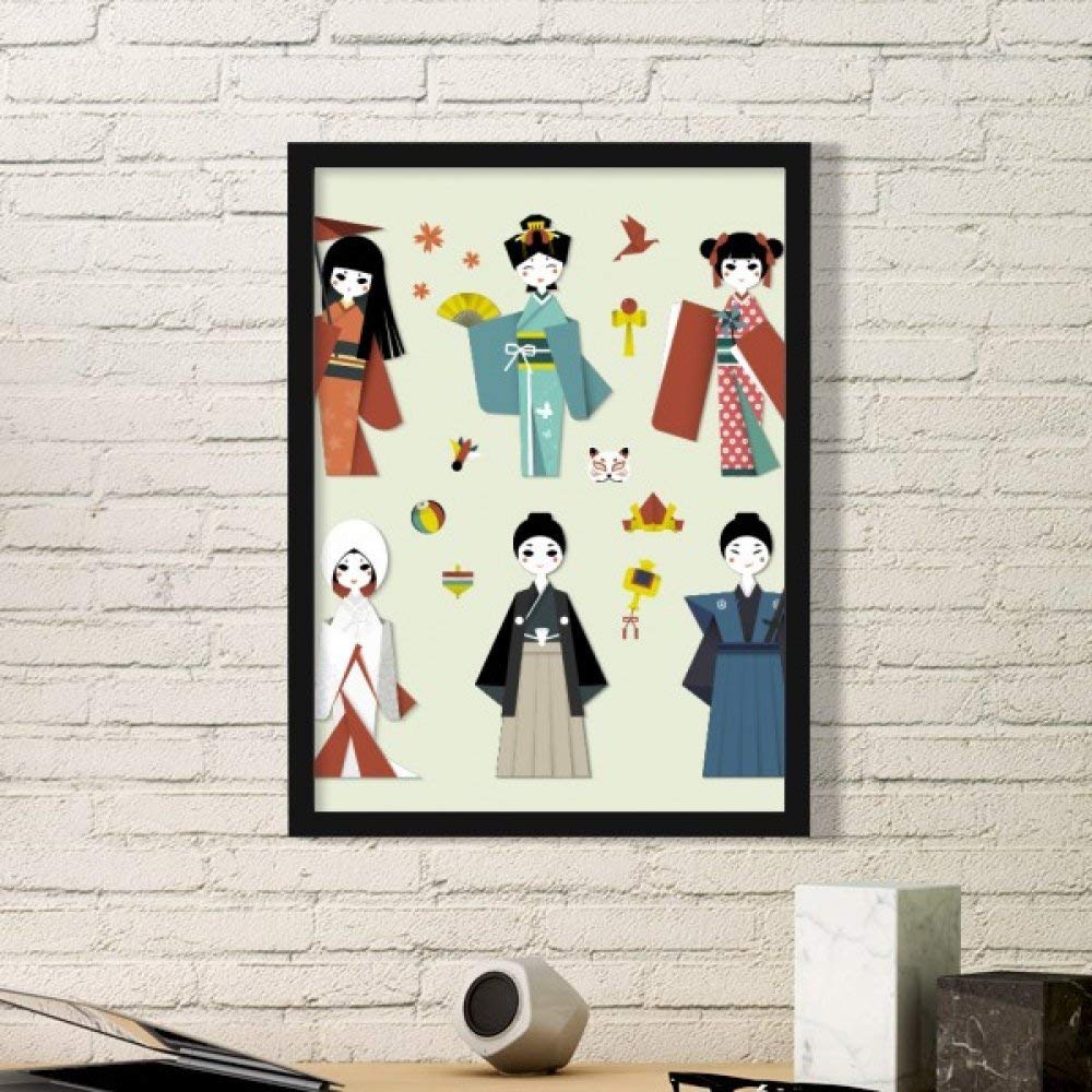 Cadre photo decoration japonaise traditionnelle petit format une idee cadeau ideale