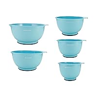Algopix Similar Product 19 - KitchenAid Mixing Bowls Set of 5 Aqua