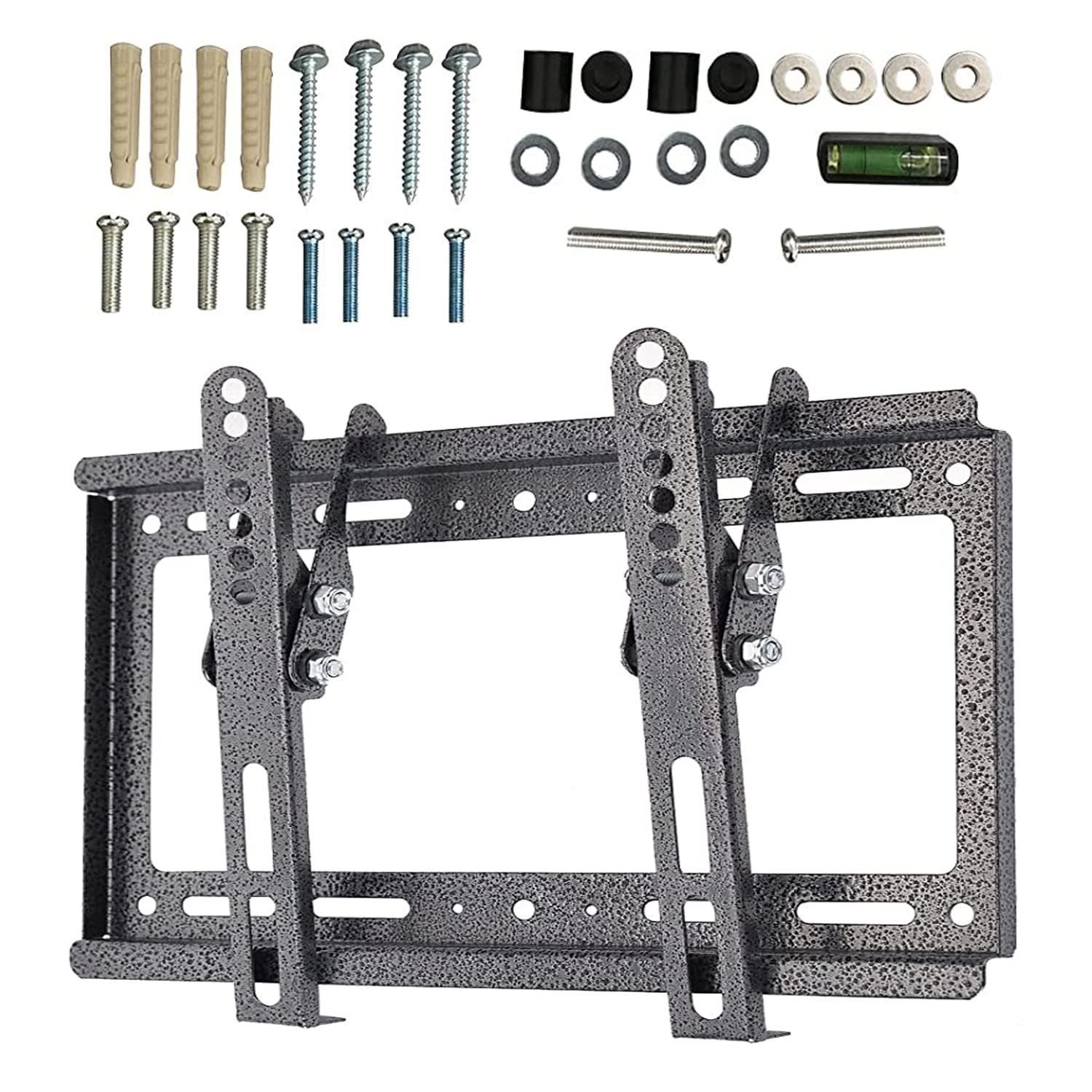 Safekom 14"- 42" Inches TV Wall Bracket Mount Tilt With Built in Spirit Level For 14 19 21 24 29 30 32 37 40 42'' Inch Vesa Size 50-200mm 3D Samsung Sony LG Screen Plasma LCD LED Stand Holder