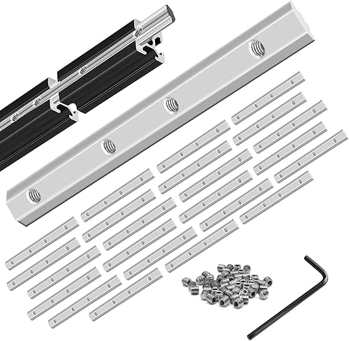 Miniatura 367 de 10 unids 2020 placa de extrusión de aluminio conector esquina L soporte 8020 V ranura hardware ranura T accesorios con tuercas en T y tornillos