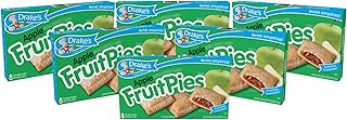 Drake's by Hostess 8 ct Apple Fruit Pies 16 oz (Pack of 6)