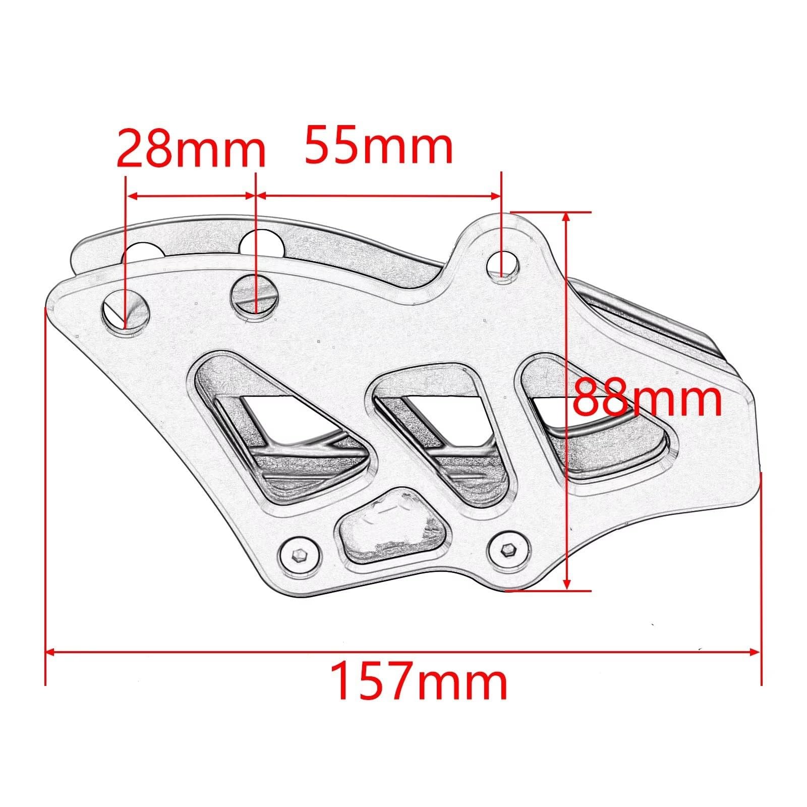 Catena Guida Guard Compatibile Con Yamaha Per YZ250X 2015 2016 2017 2018 2019 2020 Moto Posteriore Catena Guida Protezione Accessori Di Protezione