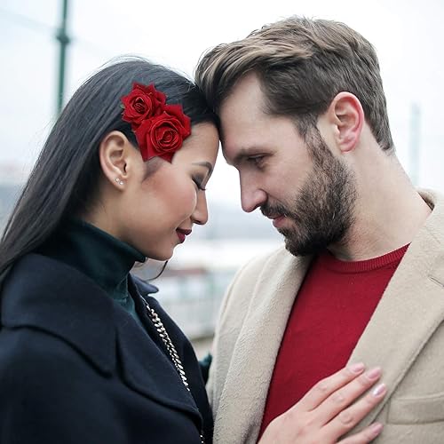 Miniatura 7 de 6 pinzas para el pelo de rosas, peine de horquilla de flores, broches florales, accesorios para el cabello para mujer, pinzas para el cabello de