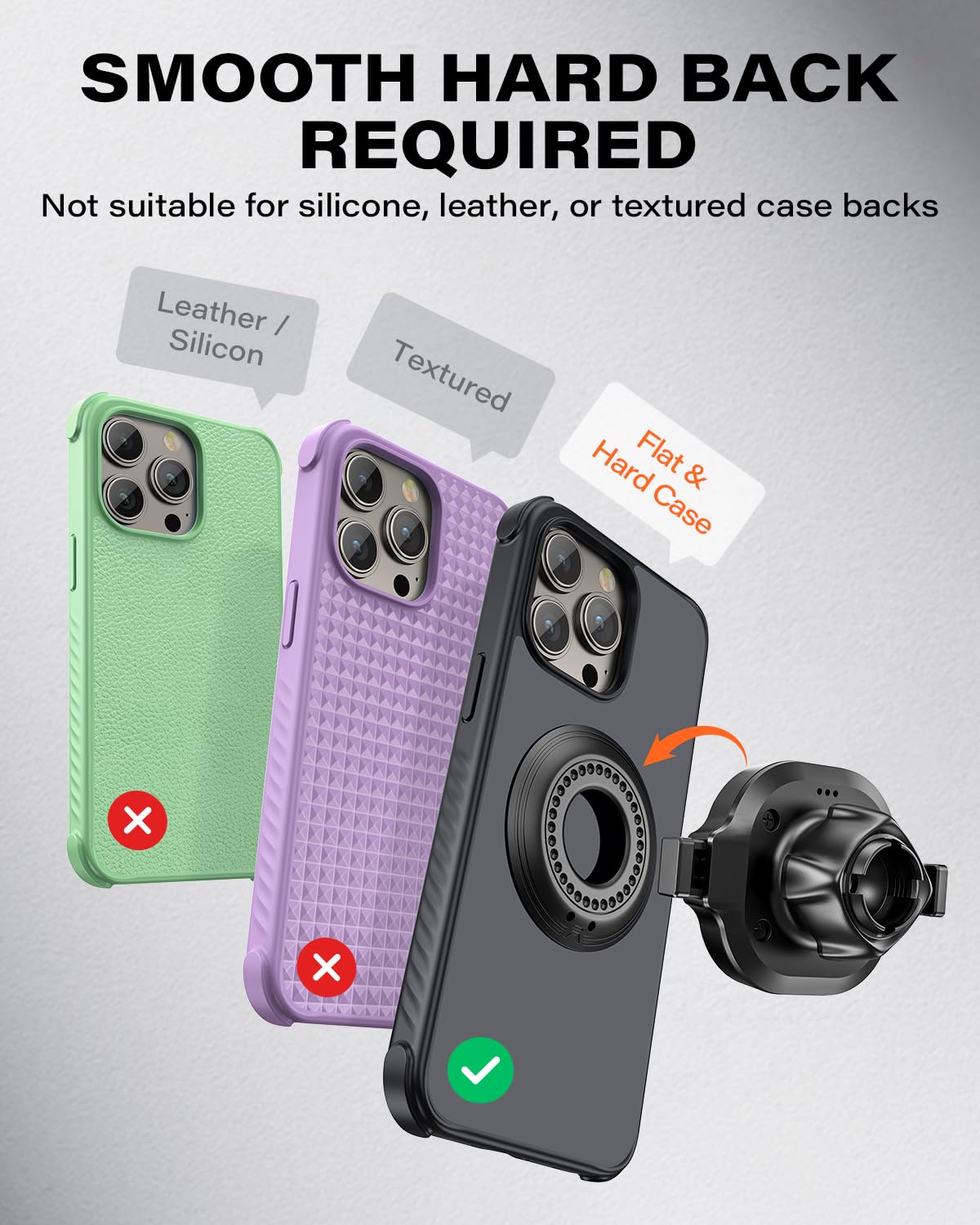 A2C Uchwyt na telefon komórkowy na kierownicę rowerową, szybkie zapięcie w 1 sekundę, obracany o 360° i ultra stabilny, uniwersalny uchwyt na smartfon, idealny do rowerów wyścigowych, MTB i skuterów