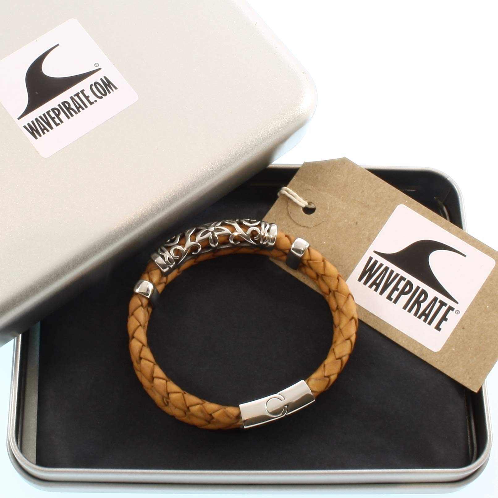 Echt Leder-Armband XO F Cognac Männer Herren