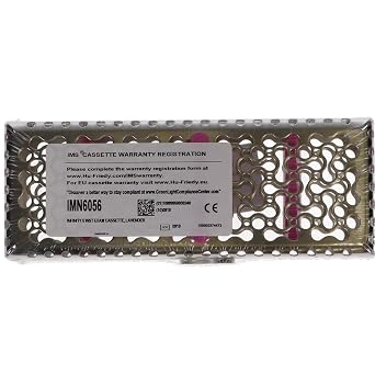 Hu-Friedy IMN6056 Series Infinity 5 Instrument Exam Cassette, 8" Length, 3" Width, 1.25" Height, Lavender