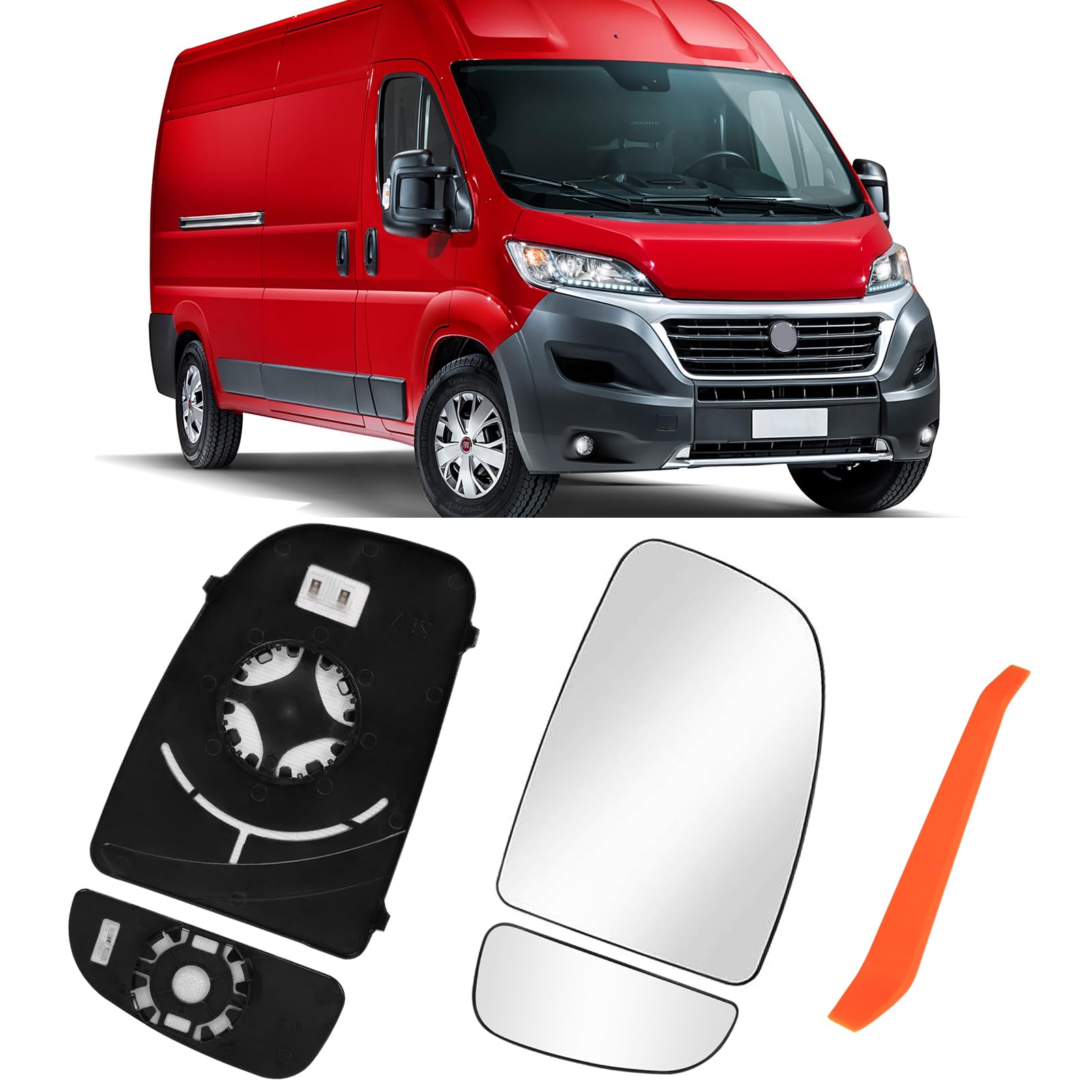 Seiten Spiegel Links Fahrerseite Spiegelglas Beheizbar Für Fiat Ducato 2006 - 23 2022 Citroen Spiegel Fiat Ducato Links
