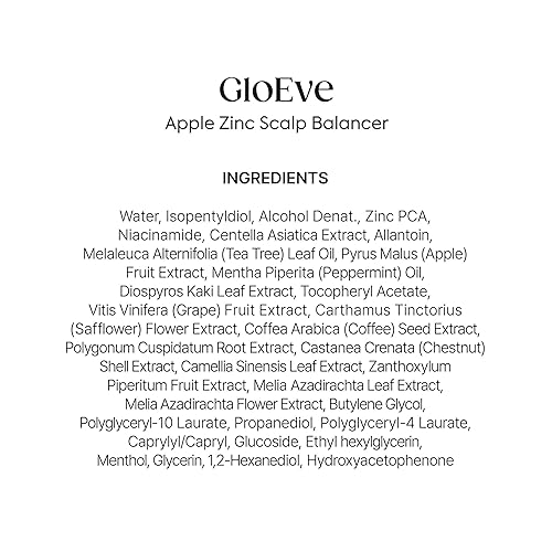 Miniatura 7 de Apple Zinc Scalp Balancer - Suero de raíz, control del cuero cabelludo graso y con picazón con 1% de zinc PCA y manzana prosesionada en frío, suero