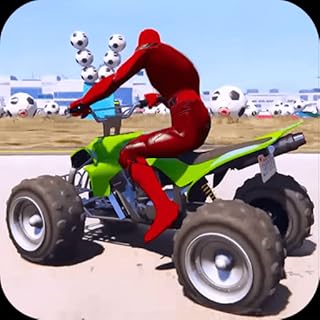 Superhero Quad Bike Games - ATV Stunt Motorcycle Racing Simulator 3D