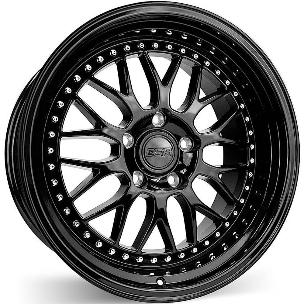 19X9.5 5X114.3 +35 73.1 Gloss Black SR01 Rim