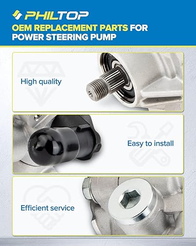 Miniatura 346 de PHILTOP Bomba de dirección asistida 20-806 OE apta para Aveo5 2007 2008, Aveo 2008, bomba de asistencia asistida 96801443, bombas de dirección