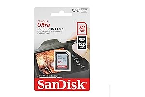 3-Pack Memory Card: SanDisk 32GB SDHC UHS-I Cards