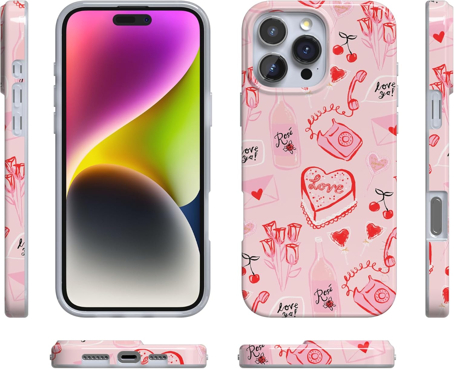 Casely iPhone 16 Pro Case | That's Amore | Valentine's | Compatible with MagSafe | Classic Ultra Slim Design
