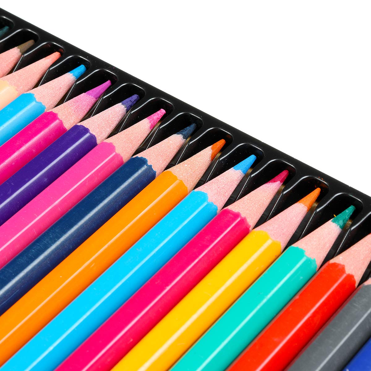 VIDOO 12/24/36/72 Couleurs Crayons De Couleur À l'huile Professionnels Ensemble Artiste Peinture Croquis Bois Couleur Crayon Fournitures d'art Scolaire - 72 Colors
