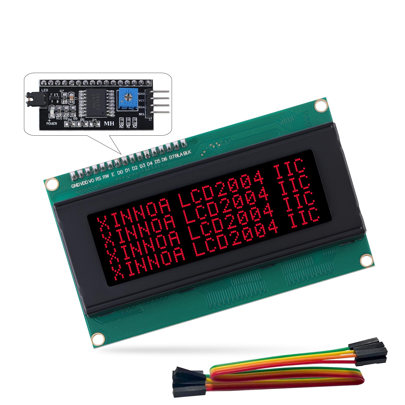 Amazon.com: 2 Pack 2004 LCD Display Module with IIC I2C Serial