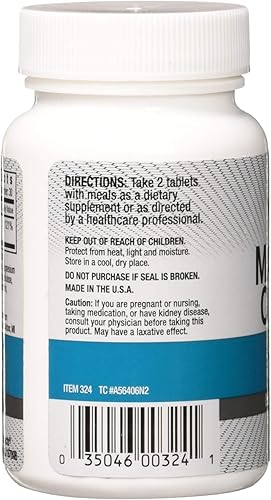 Miniatura 2 de Windmill Vitaminas naturales óxido de magnesio 400 mg, apoyo inmunológico, apoya la recuperación muscular, apoya la salud del corazón, 60 unidades,