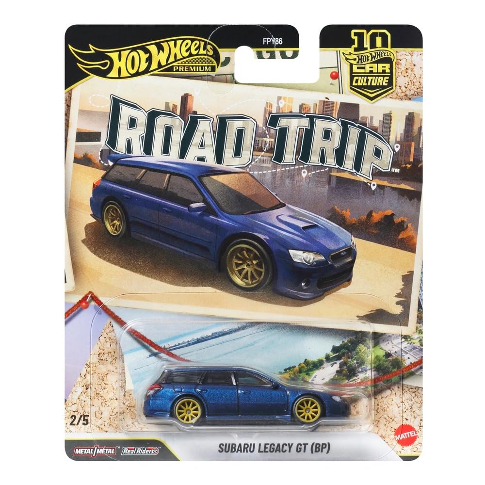 Hot Wheels Premium 1:64 Scale Die-Cast Toy Subaru Legacy GT (BP)