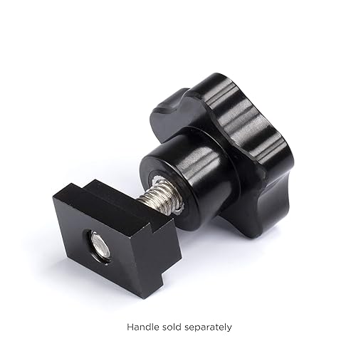 Miniatura 5 de THE CIMPLE CO - Tuercas de ranura en T para riel de cama compatibles con Toyota Tacoma y Tundra - Aluminio Negro, paquete de 4 - Roscado con rosca