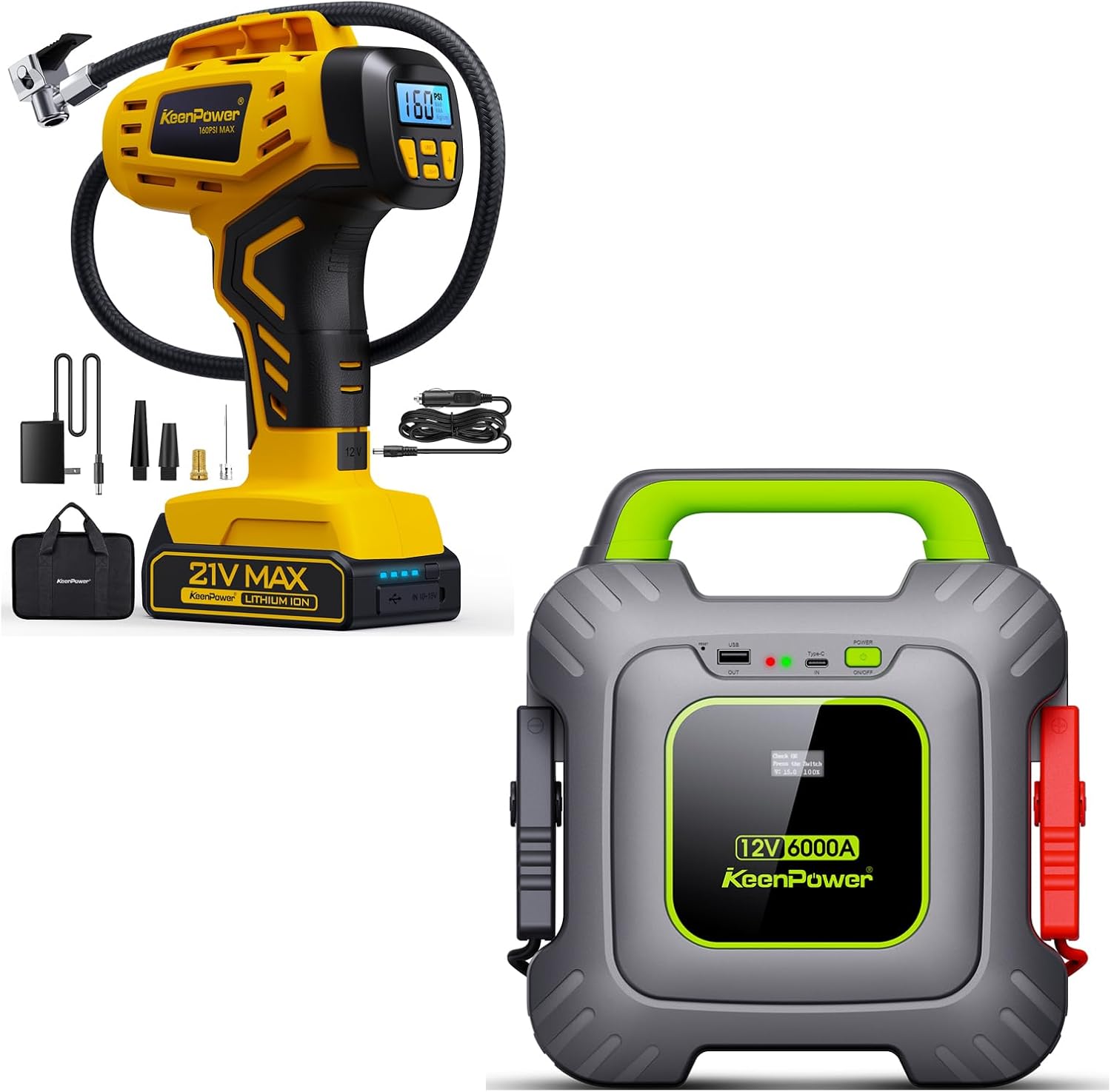 6000A Super Capacitor Jump Starter 12V Car Battery Booster J - View #5