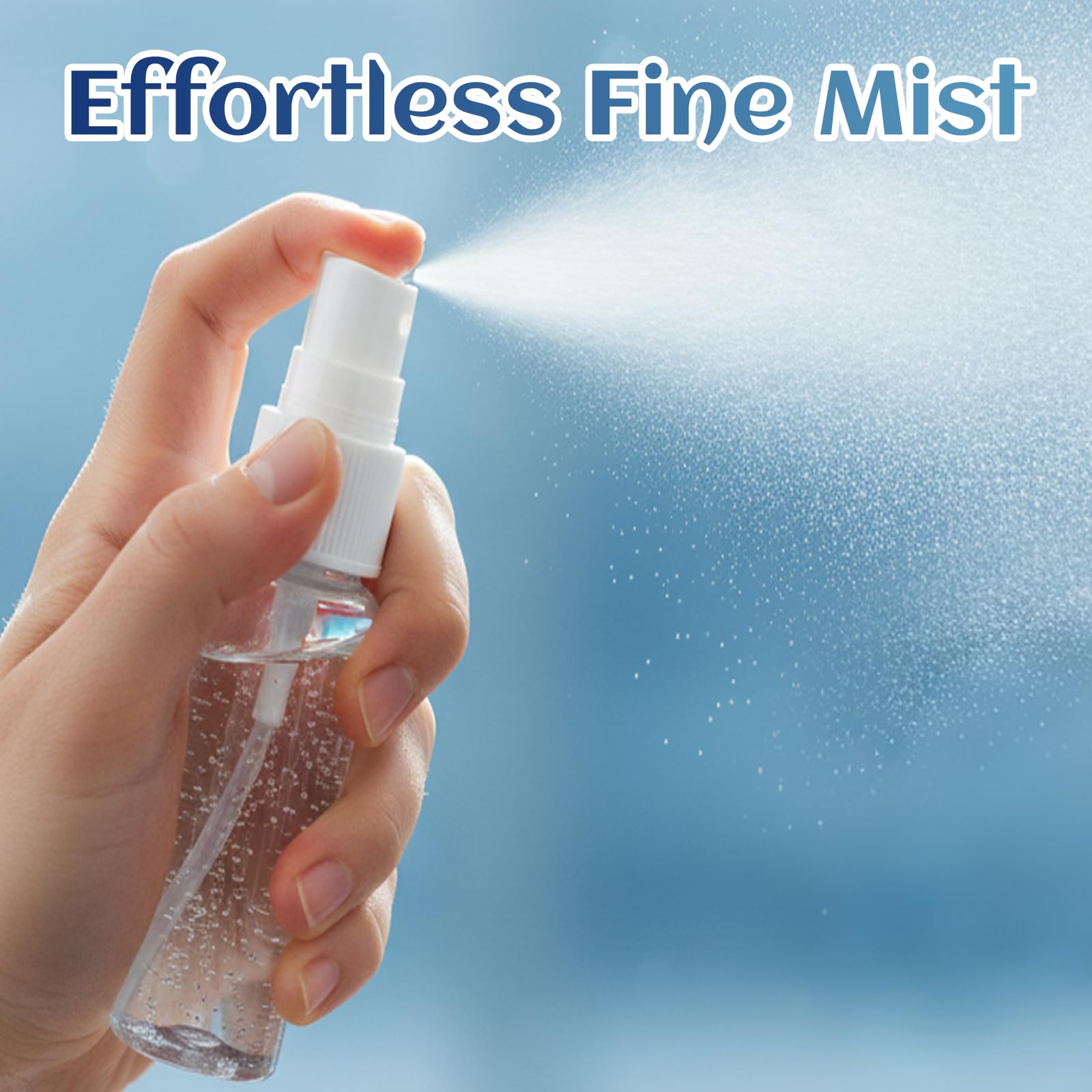 4 Pezzi Flaconi Spray, 100ml Bottiglia Spray, Riutilizzabile Tomizzatore Bottiglia di Profumo in Plastica, Trasparente Flacone Spray,Mini Flaconi Spray Vuoti, per Liquido Viaggio Cosmetico