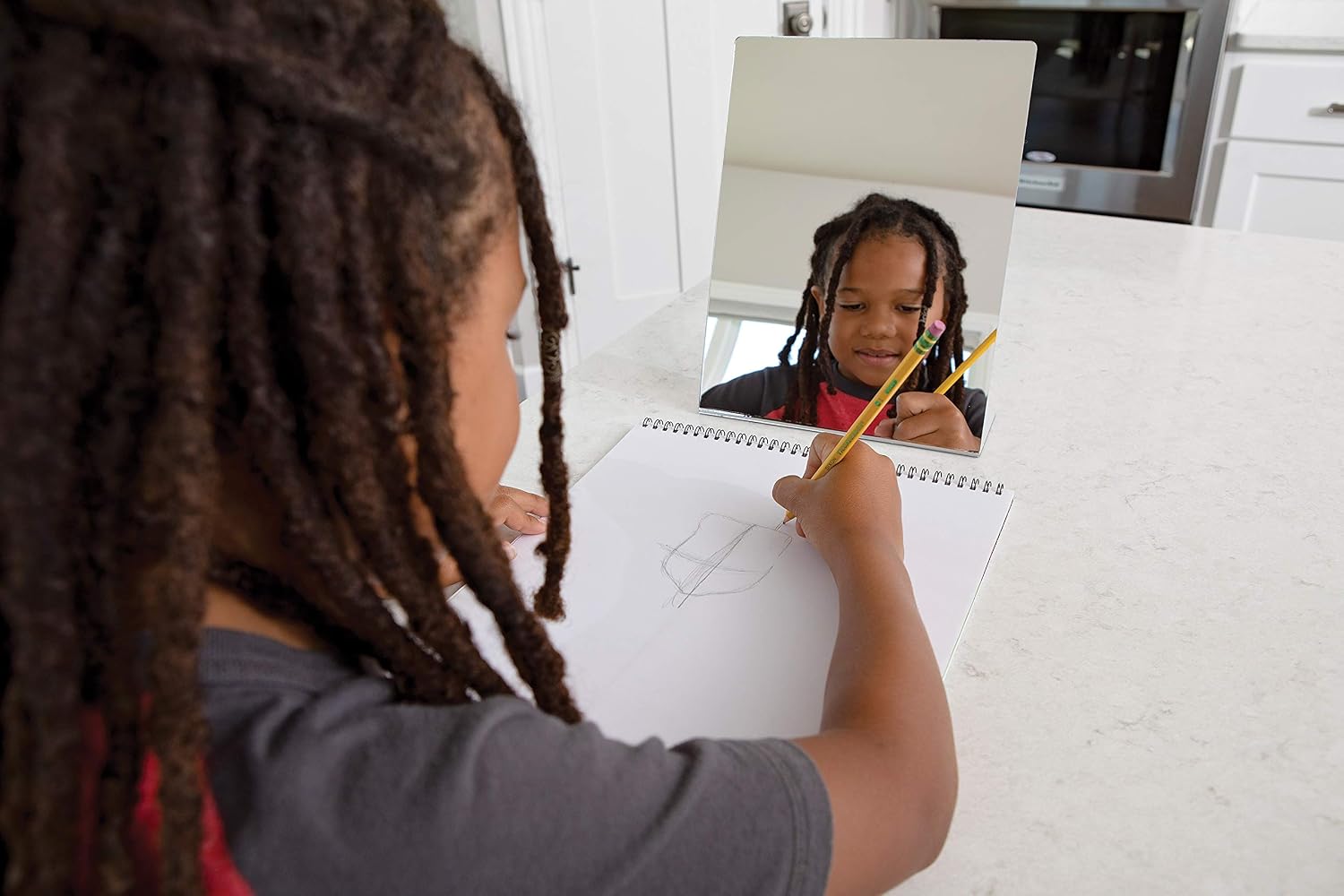 Creativity Street Single Self-Portrait Mirror, 8-1/2" x 11", 1 Count