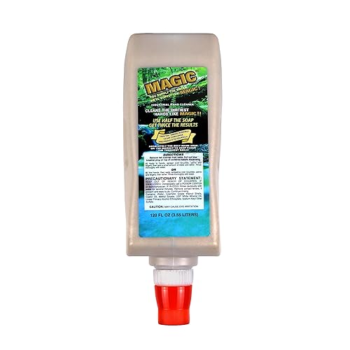 Zenex Jabón Mágico para Manos - Limpiador de Manos Industrial para Mecánicos de Auto | Jabón de Tienda | Exfoliantes de Cáscara de Nogal para