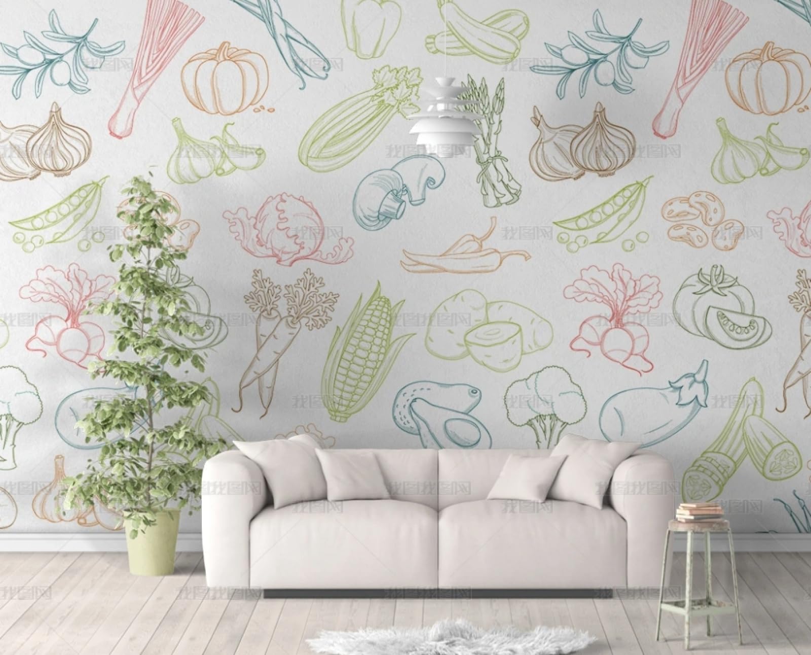 Vinyle papier peint autocollant meuble armoire mur salon chambre