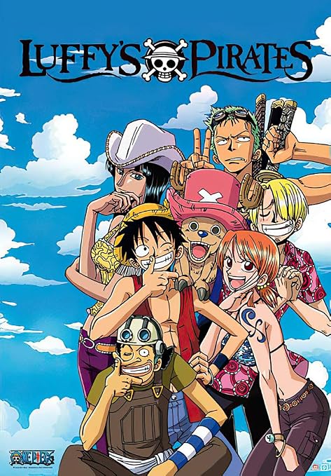 Amazon Com Poster Stop Online One Piece Manga Anime Tv Show Poster Print Luffy S Pirates Size 27 X 39 Posters Prints