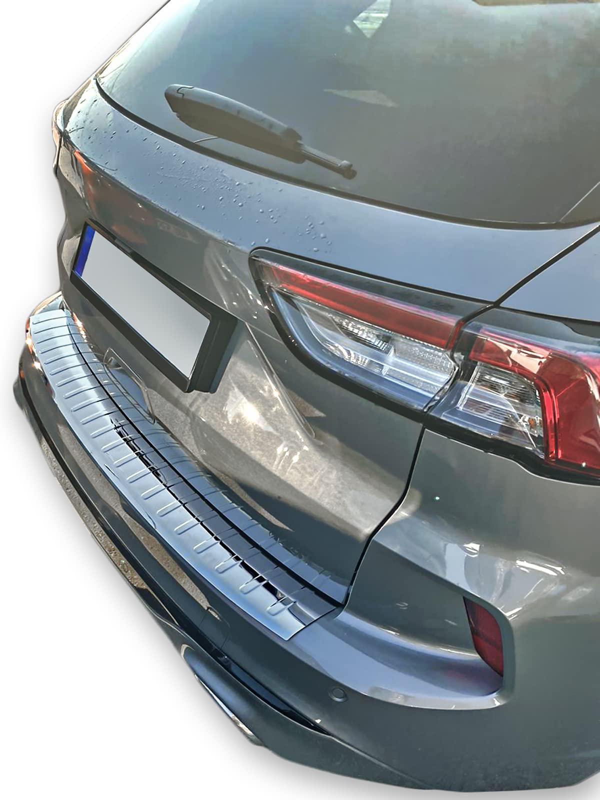 Protezione per paraurti in acciaio inox cromato, compatibile con Ford Kuga III | anno di costruzione dal 2019 | con smussatura | qualità premium di RECAMBO