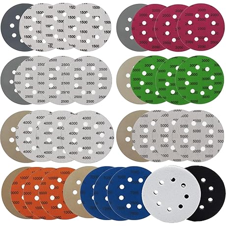 32pcs 4000 Grit Sandpaper Wet Dry 5 inch Sanding Disc